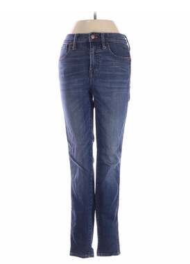 Madewell 10" High-Rise Skinny Jeans in Indigo Denim Wash Size 25